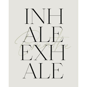 Ilustrace Inhale Exhale, Beth Cai, (30 x 40 cm)