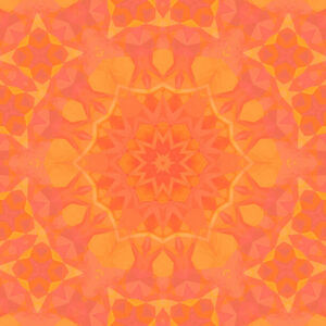 Ilustrace Sun Seamless Pattern. Yellow Orange Stars, oxygen, (40 x 40 cm)