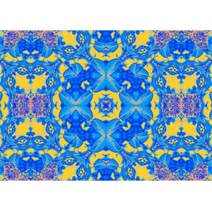 Ilustrace Seamless kaleidoscopic mosaic pattern background, oxygen, (40 x 30 cm)