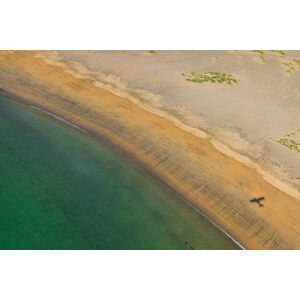 Umělecká fotografie Longufjorur beach from Ultra Light Plane, Rune Johansen, (40 x 26.7 cm)