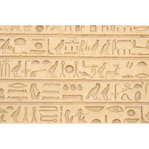 Umělecká fotografie Hornoheb Tomb hieroglyphs - Egypt, B.S.P.I., (40 x 26.7 cm)