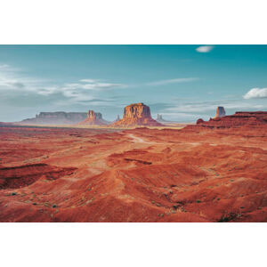 Umělecký tisk Monument Valley during a sunny day, FilippoBacci, (40 x 26.7 cm)