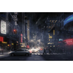 Umělecká fotografie One night more in Gotham, Jackson Carvalho, (40 x 26.7 cm)