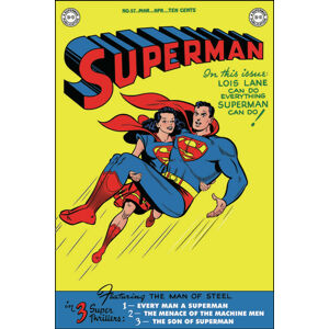Umělecký tisk Superman Core - Superman and Lois, (26.7 x 40 cm)