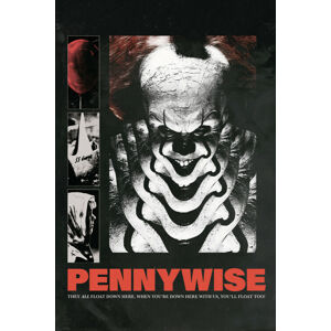 Umělecký tisk IT - Pennywise, (26.7 x 40 cm)