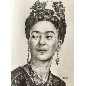 Umělecká fotografie Frida Kahlo, c.2021, Munch, Blake, (30 x 40 cm)