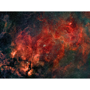Umělecká fotografie Widefield view of the Crescent Nebula,, Stocktrek Images, (40 x 30 cm)