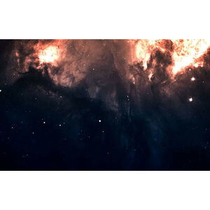 Umělecká fotografie Starfield in deep space many light, forplayday, (40 x 24.6 cm)
