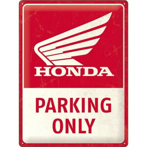 Plechová cedule Honda Parking Only, ( x  cm)