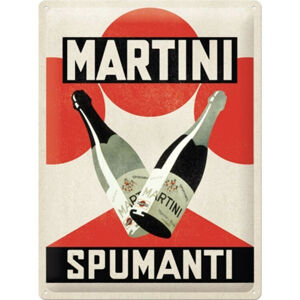 Plechová cedule Martini Spumanti, (30 x 40 cm)