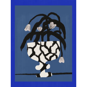Ilustrace Cracked Vase In Blue, Little Dean, (30 x 40 cm)