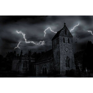 Umělecká fotografie A composite of a church in England., Hans Neleman, (40 x 26.7 cm)