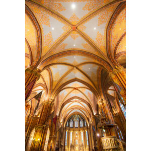 Umělecká fotografie Budapest Roman Catholic Church, C T Aylward, (26.7 x 40 cm)