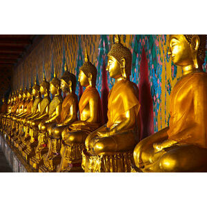 Umělecká fotografie The Temple of the Dawn in Bangkok, Gonzalo Azumendi, (40 x 26.7 cm)
