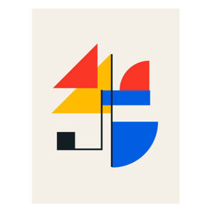Ilustrace Abstract modern Bauhaus posters or print., undefined undefined, (30 x 40 cm)