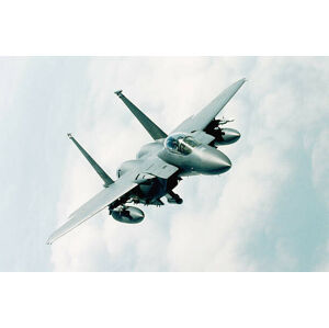 Umělecká fotografie McDonnell Douglas F-15 Eagle in flight, Stocktrek, (40 x 26.7 cm)