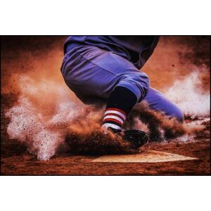 Umělecká fotografie baseball, Daisuke Asauchi, (40 x 26.7 cm)