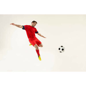 Umělecká fotografie Flying Sports, Football 09, Nick Dolding, (40 x 26.7 cm)