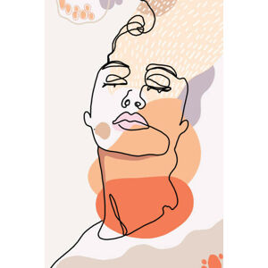 Ilustrace Stylish woman portrait., Dusan Stankovic, (26.7 x 40 cm)