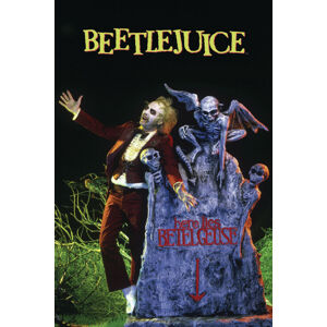 Umělecký tisk Beetlejuice - Grave, (26.7 x 40 cm)