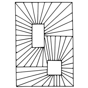Ilustrace Square Burst Pattern, CSA Images, (26.7 x 40 cm)