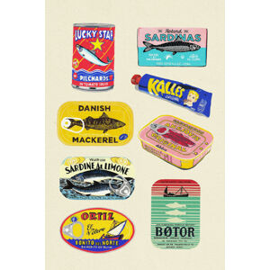 Ilustrace Canned Fish, Studio Mandariini, (26.7 x 40 cm)