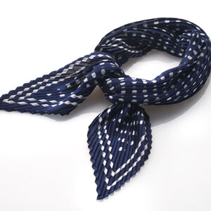 Magnet 3Pagen Plisovaný šátek modro-bílá