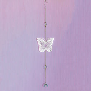 Magnet 3Pagen Závěsná dekorace "Motýl" stříbřitá