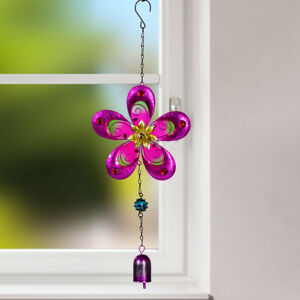Magnet 3Pagen Kovová závěsná dekorace "Květy" růžová