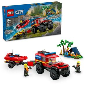Stavebnice Lego - City - Firefighter‘s Car and Rescue Boat