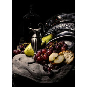 Umělecká fotografie artistic still life with fruits and, Leonid Sneg, (30 x 40 cm)