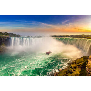 Umělecká fotografie Niagara Falls, Horseshoe Falls, bloodua, (40 x 26.7 cm)
