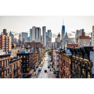 Umělecká fotografie Lower Manhattan cityscape - Chinatown, FilippoBacci, (40 x 26.7 cm)