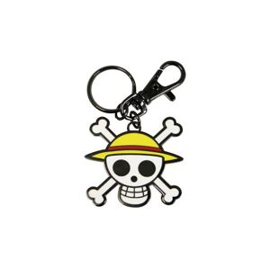 Klíčenka One Piece - Skull -Luffy