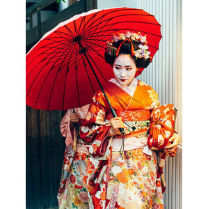 Umělecká fotografie Maiko GIrl Portrait, FilippoBacci, (30 x 40 cm)