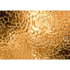 Ilustrace Gold Yellow Bubble Pattern Glittering Background, oxygen, (40 x 26.7 cm)