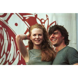 Umělecká fotografie Comedians Nicole Kidman and Tom Cruise in Venice in 1999, (40 x 26.7 cm)