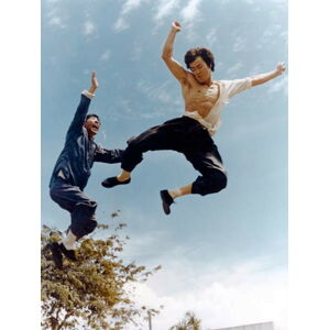Umělecká fotografie Ying-Chieh Han And Bruce Lee, Big Boss 1971, (30 x 40 cm)