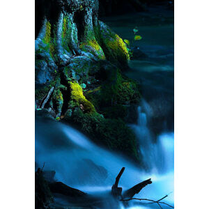 Umělecká fotografie Running creek, nyul, (26.7 x 40 cm)