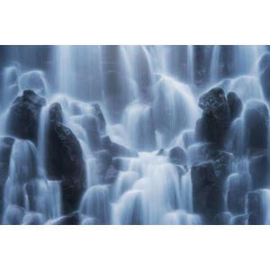 Umělecká fotografie Details of Waterfall, Ramona Falls, TerenceLeezy, (40 x 26.7 cm)