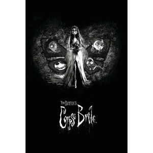 Umělecký tisk Corpse Bride - Emily butterfly, (26.7 x 40 cm)