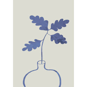 Ilustrace Blue Oak Plant, Pictufy Studio, (26.7 x 40 cm)