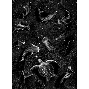 Ilustrace Cosmic ocean, Aliriza Cakir, (30 x 40 cm)