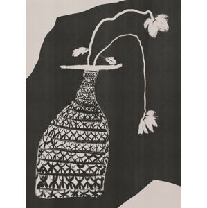 Ilustrace Monochrome Vase Still Life, Little Dean, (30 x 40 cm)