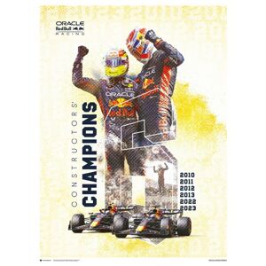 Umělecký tisk Oracle Red Bull Racing - F1 World Constructors' Champions 2023, (60 x 80 cm)