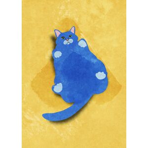 Ilustrace Fat Cat, Raissa Oltmanns, (30 x 40 cm)