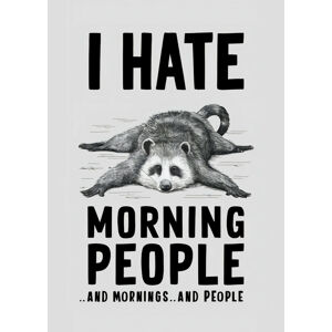 Ilustrace I Hate Morning People, Andreas Magnusson, (30 x 40 cm)