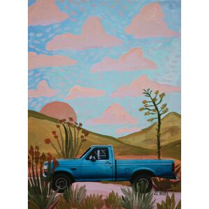 Ilustrace Chevrolet on the road II, Eleanor Baker, (30 x 40 cm)