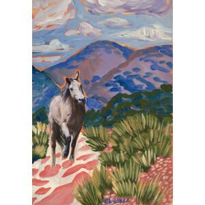 Ilustrace Horse exploring, Eleanor Baker, (26.7 x 40 cm)