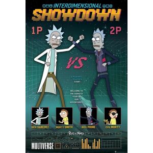 Plakát, Obraz - Rick and Morty - Showdown, (61 x 91.5 cm)